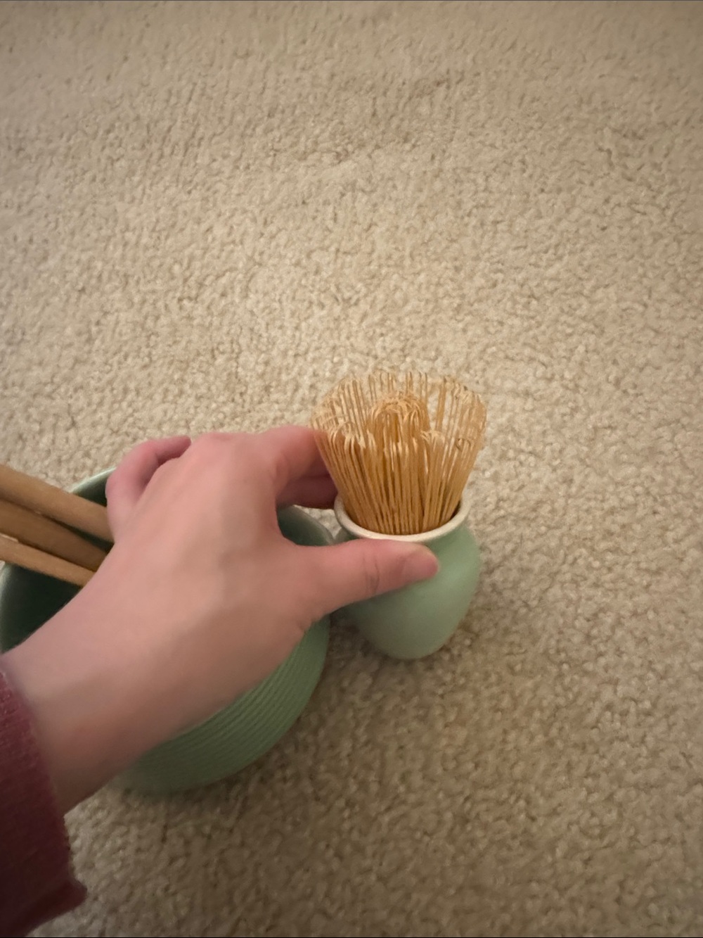 Matcha Ceramic Tea Set - Picture 3 of 4